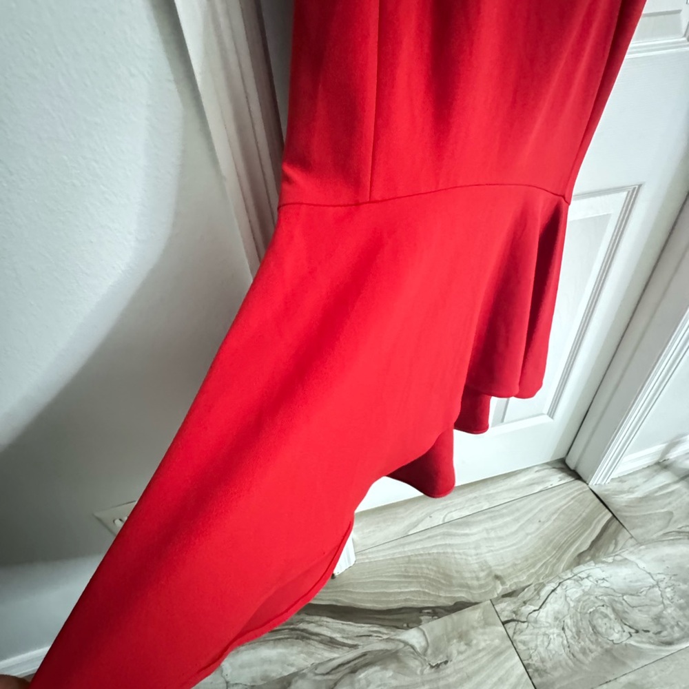 Calvin Klein Vibrant Red Long Sleeve Dress - Picture 4 of 4